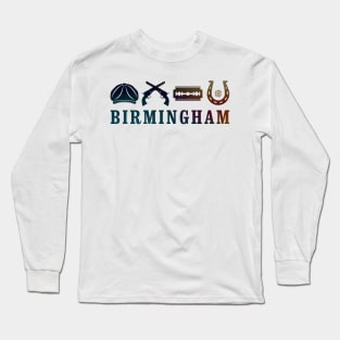 Birmingham Razor Cap Guns Horseshoe Long Sleeve T-Shirt